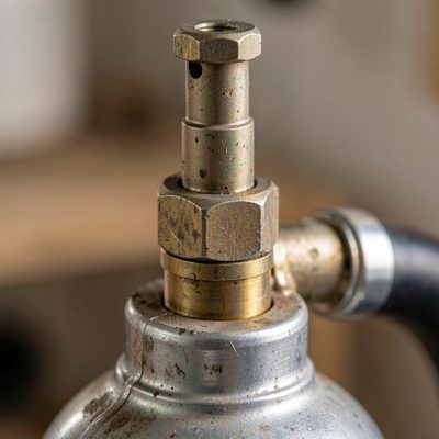 a fuel nozzle in a filler neck