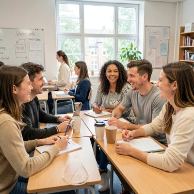 english class role-playing dialogue in pairs