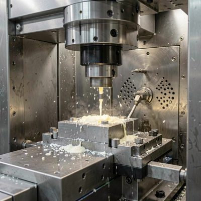 an injection moulding machine closing